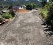 commercial area ready to be paved
